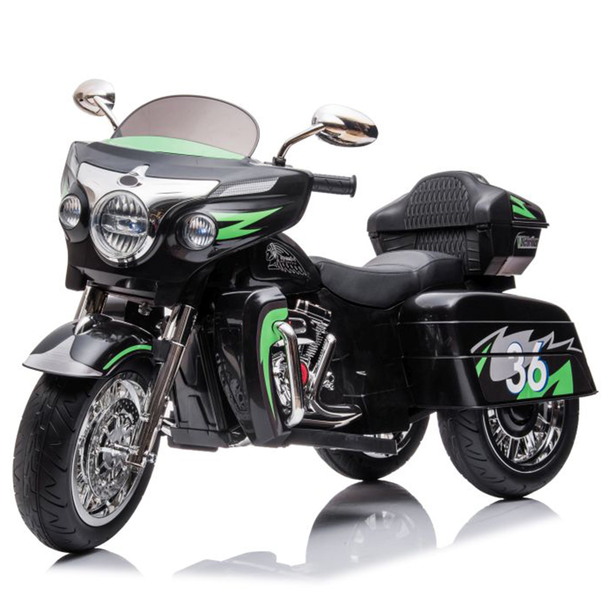12V Kids Ride on Three-Wheeled Motorcycle 12V Kids Ride on Three-Wheeled Motorcycle